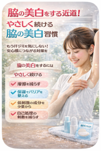 脇の美白をするにはどうしたらいいの？