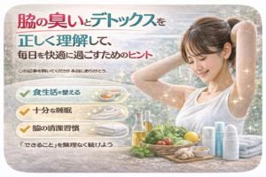脇の臭いとデトックス