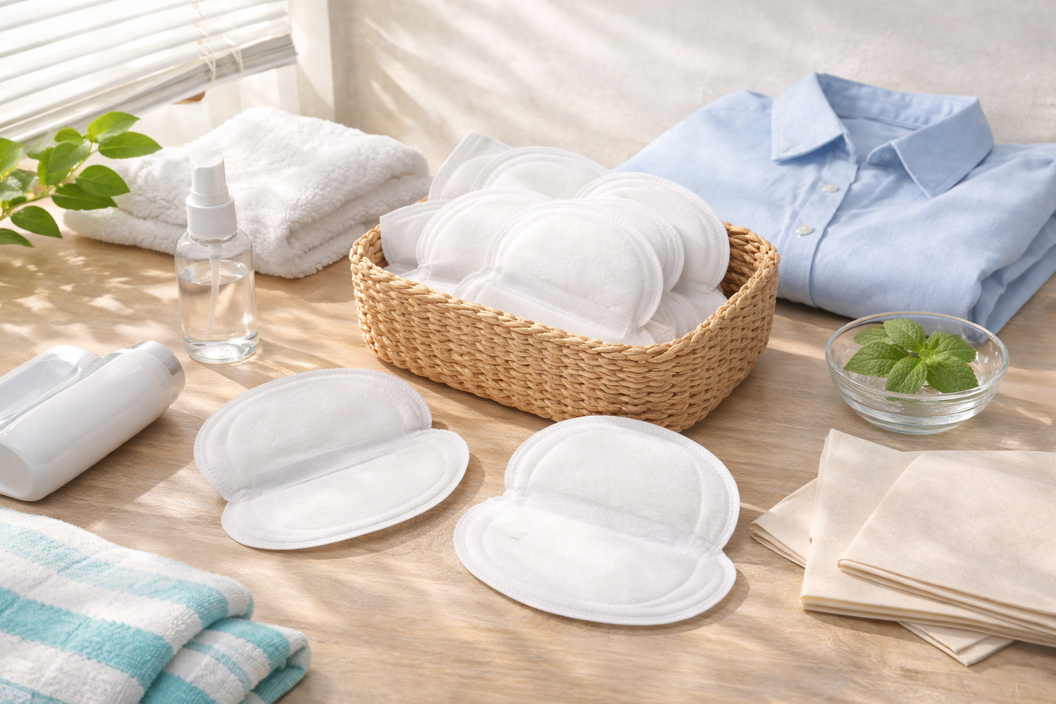 脇汗に効果的なパッド