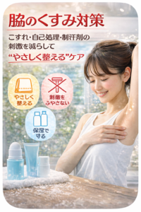 脇のくすみ対策