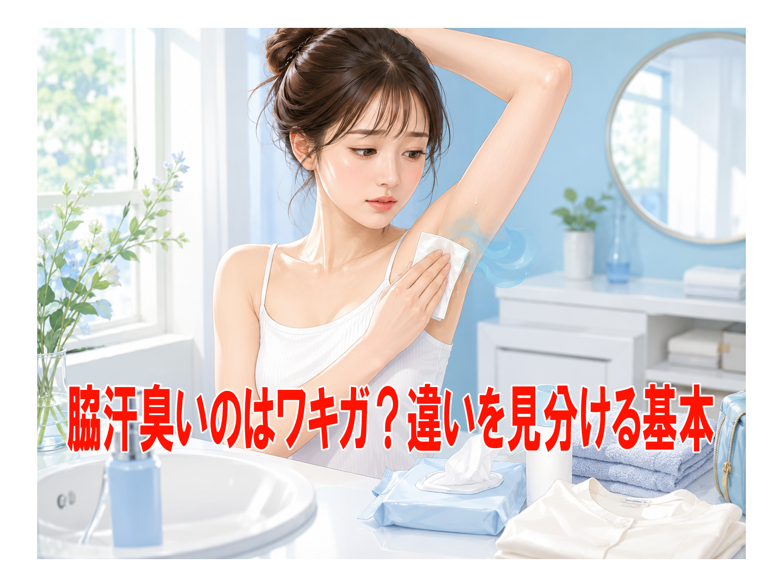 脇汗臭いのはワキガ？違いを見分ける基本